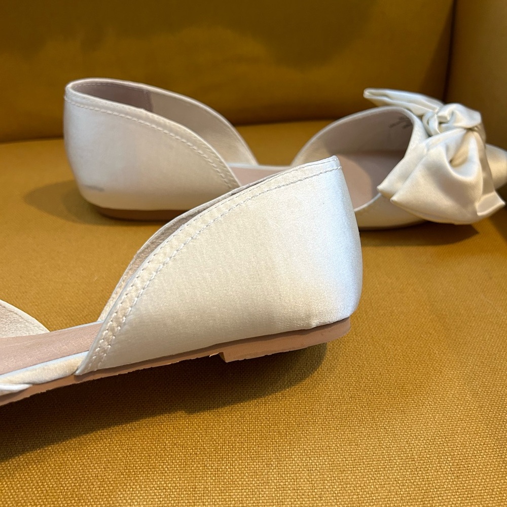 Seychelles bow flats wedding Anthropologie - Picture 2 of 9